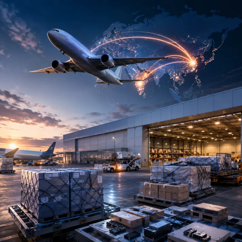 Why is the demand for air freight from China to India attracting increasing attention in 2026?