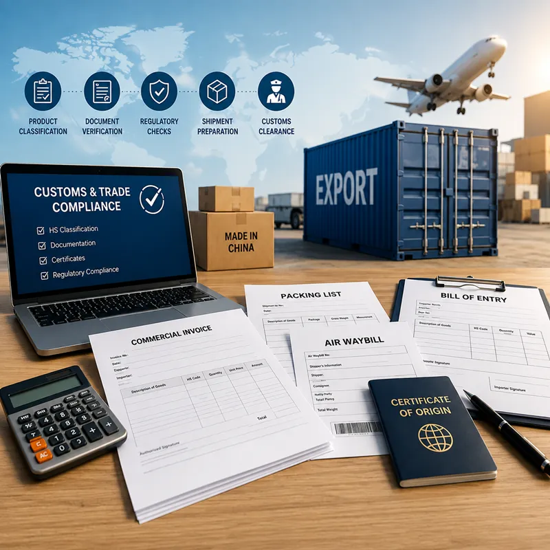 Customs and Trade Compliance for China-to-India Air Freight: A Practical Checklist
